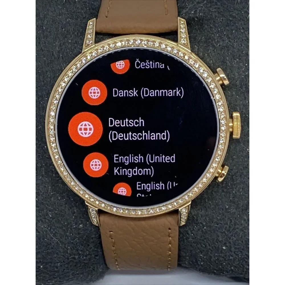 Fossil Gen 4 Authentic Digital Dial Smart Watch Custom Band FTW6011 CO254